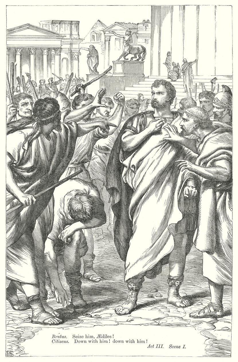 Coriolanus (rytina) od Henry Courtney (after) Selous