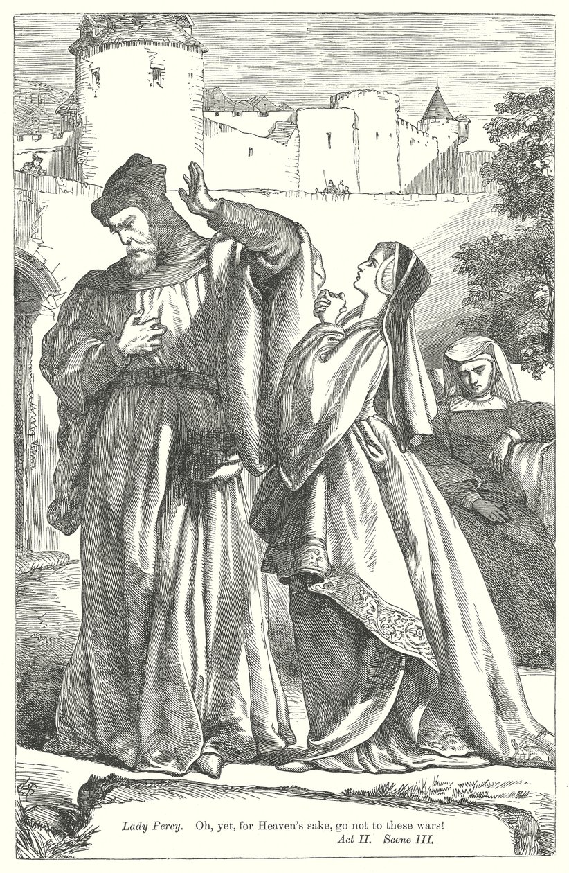 Král Jindřich IV., část II (rytina) od Henry Courtney (after) Selous
