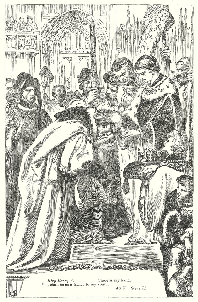 Král Jindřich IV., část II (rytina) od Henry Courtney (after) Selous