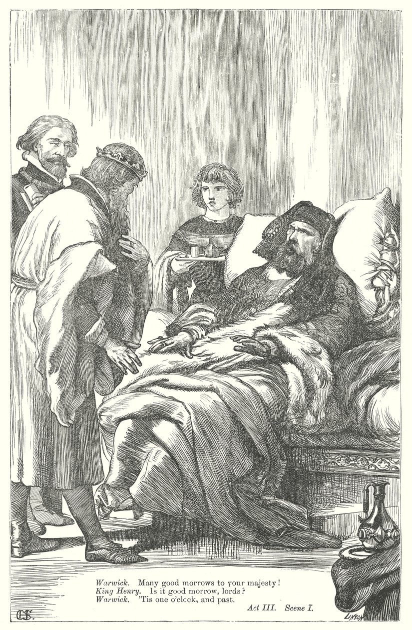 Král Jindřich IV., část II (rytina) od Henry Courtney (after) Selous
