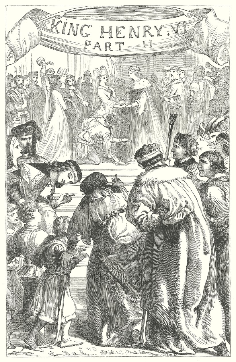Král Jindřich VI., část II (rytina) od Henry Courtney (after) Selous