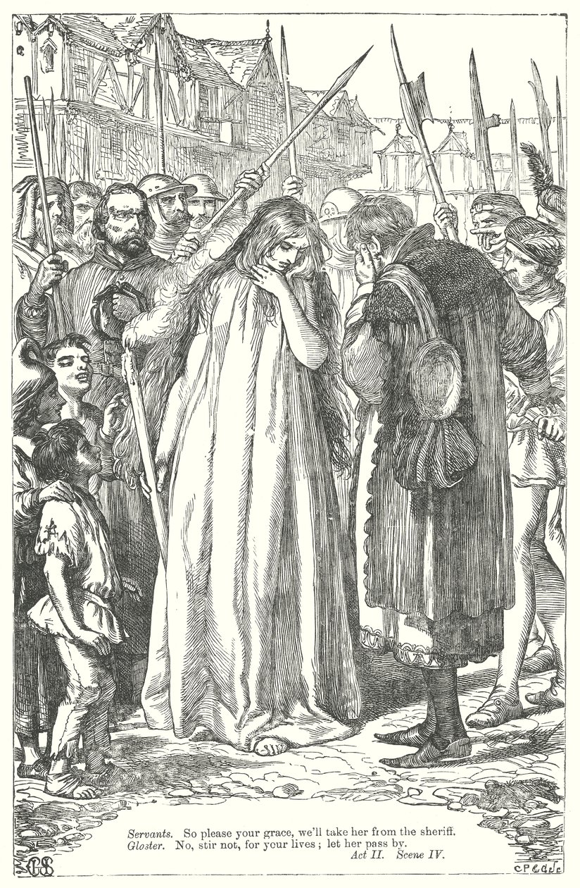 Král Jindřich VI., část II (rytina) od Henry Courtney (after) Selous
