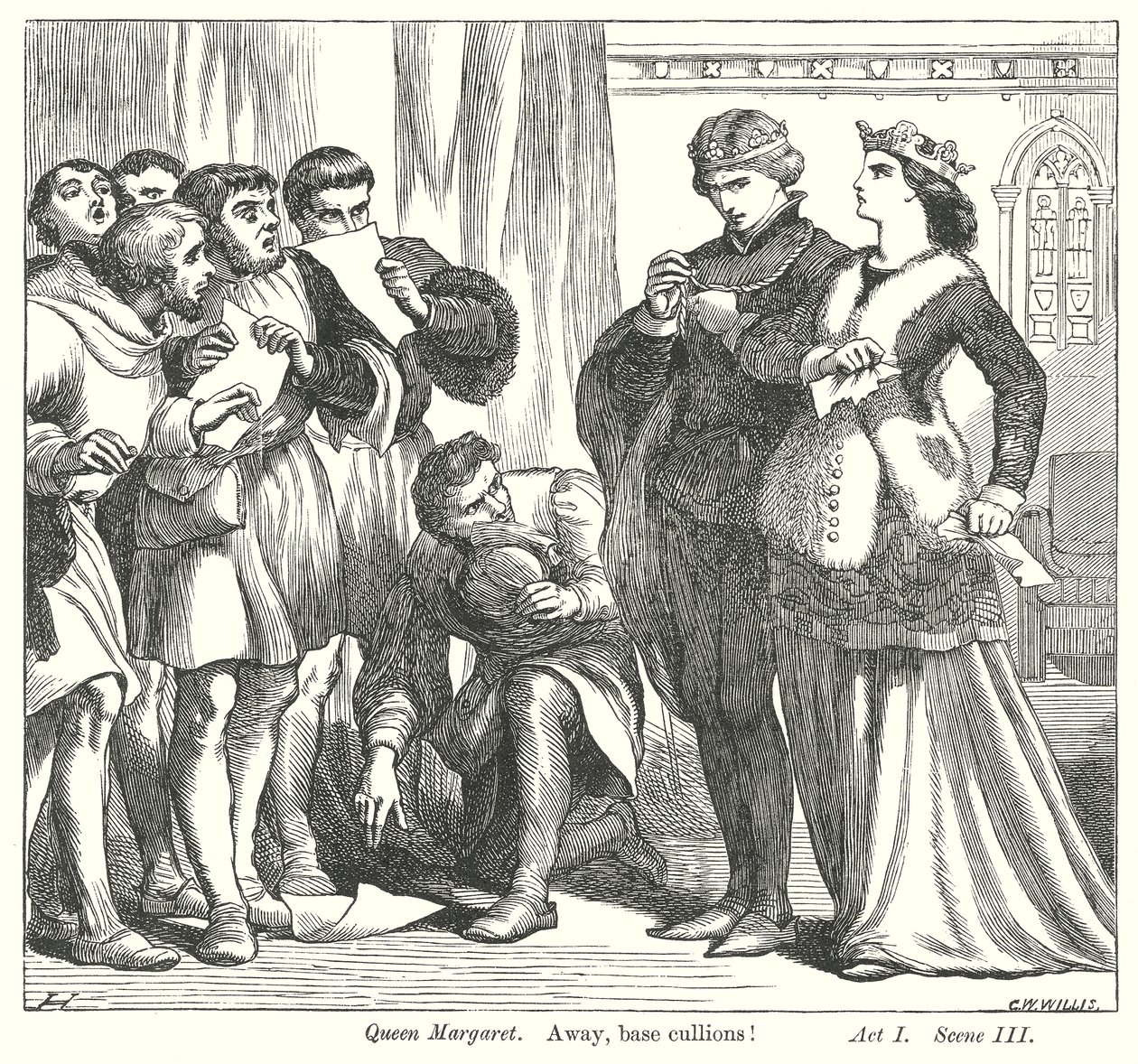 Král Jindřich VI., část II (rytina) od Henry Courtney (after) Selous