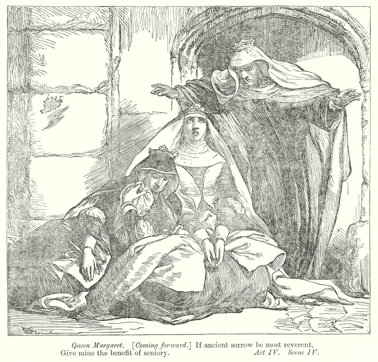 Král Richard III (rytina) od Henry Courtney (after) Selous