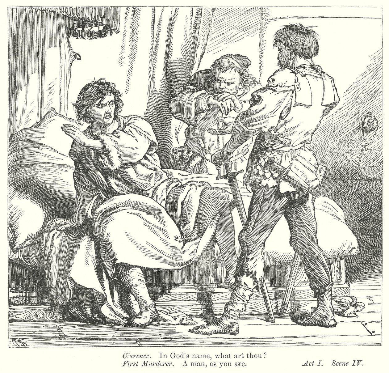 Král Richard III (rytina) od Henry Courtney (after) Selous