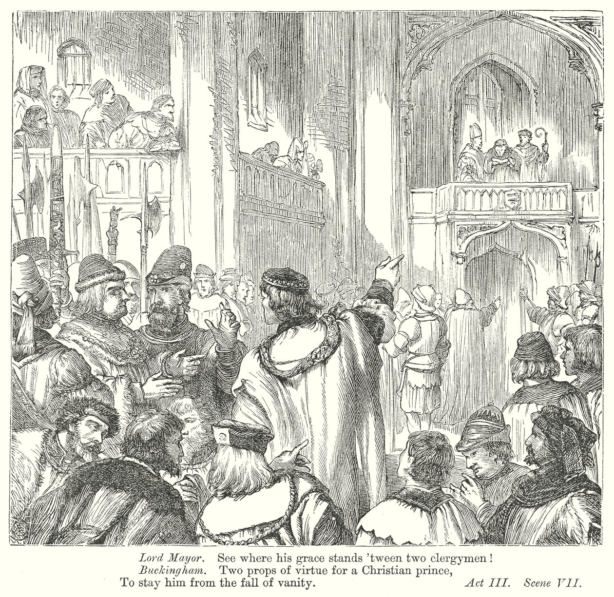 Král Richard III (rytina) od Henry Courtney (after) Selous