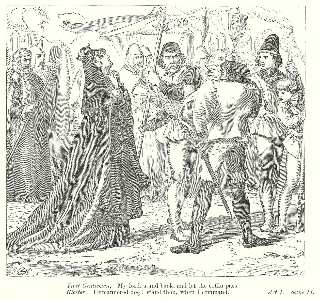 Král Richard III (rytina) od Henry Courtney (after) Selous