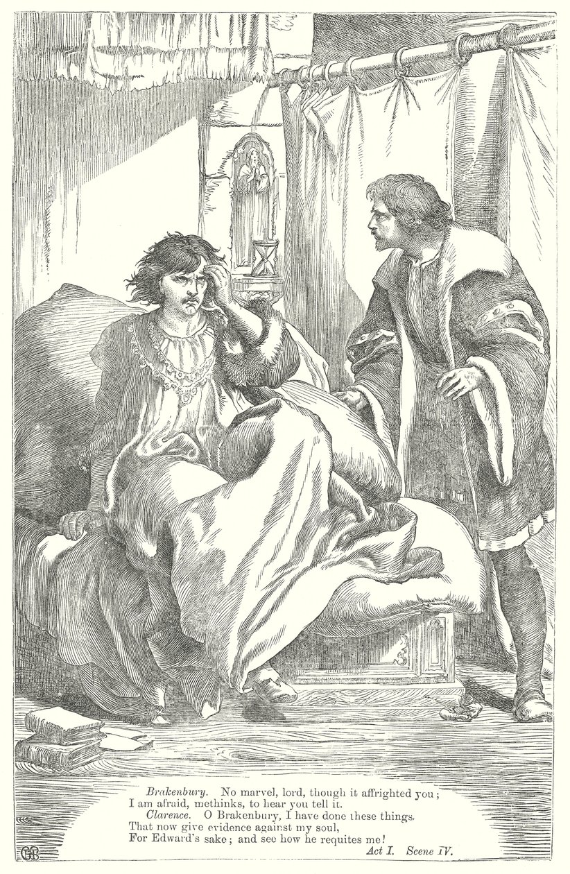 Král Richard III (rytina) od Henry Courtney (after) Selous