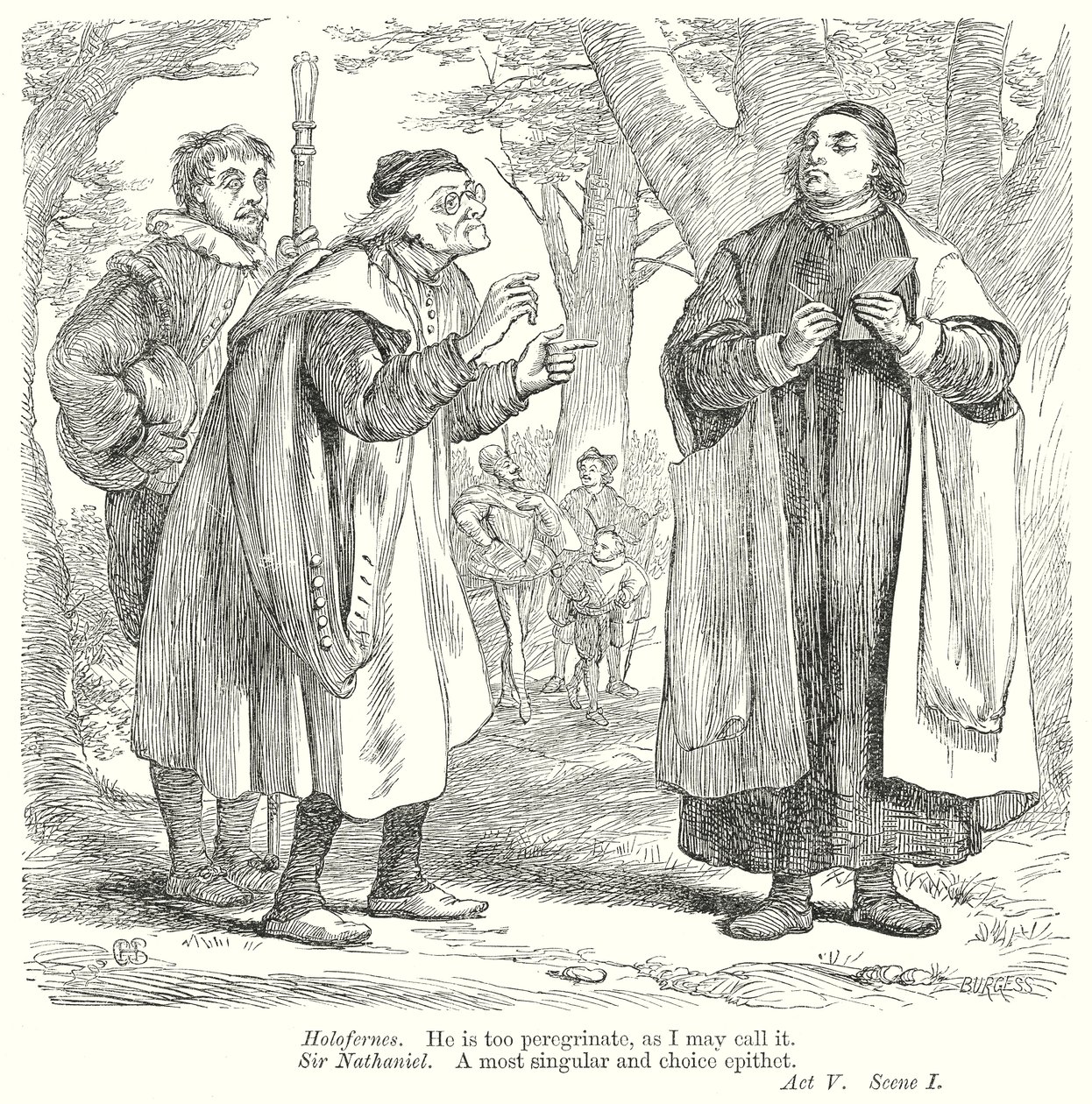 Ztracená práce lásky (rytina) od Henry Courtney (after) Selous