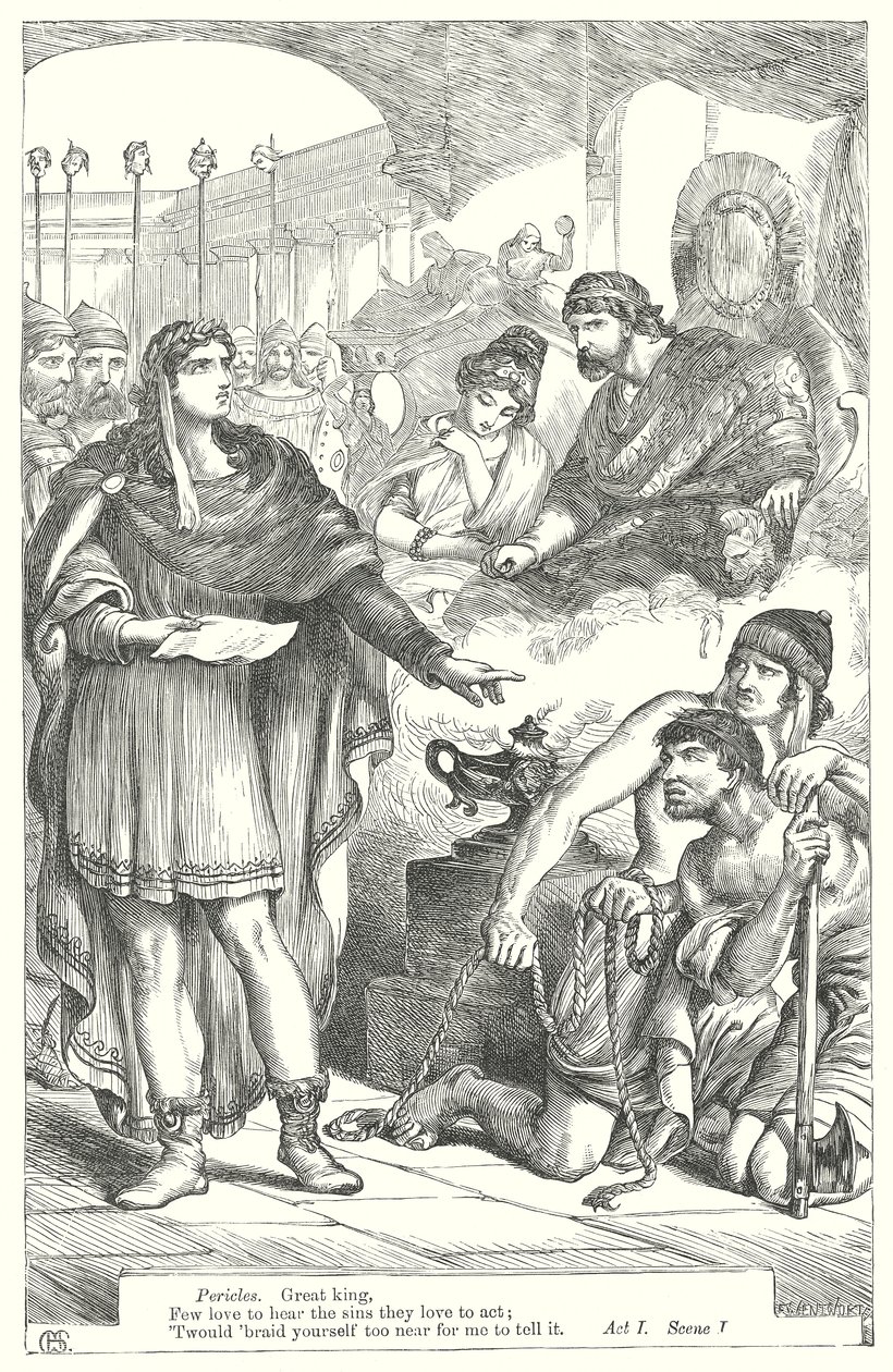 Perikles (rytina) od Henry Courtney (after) Selous