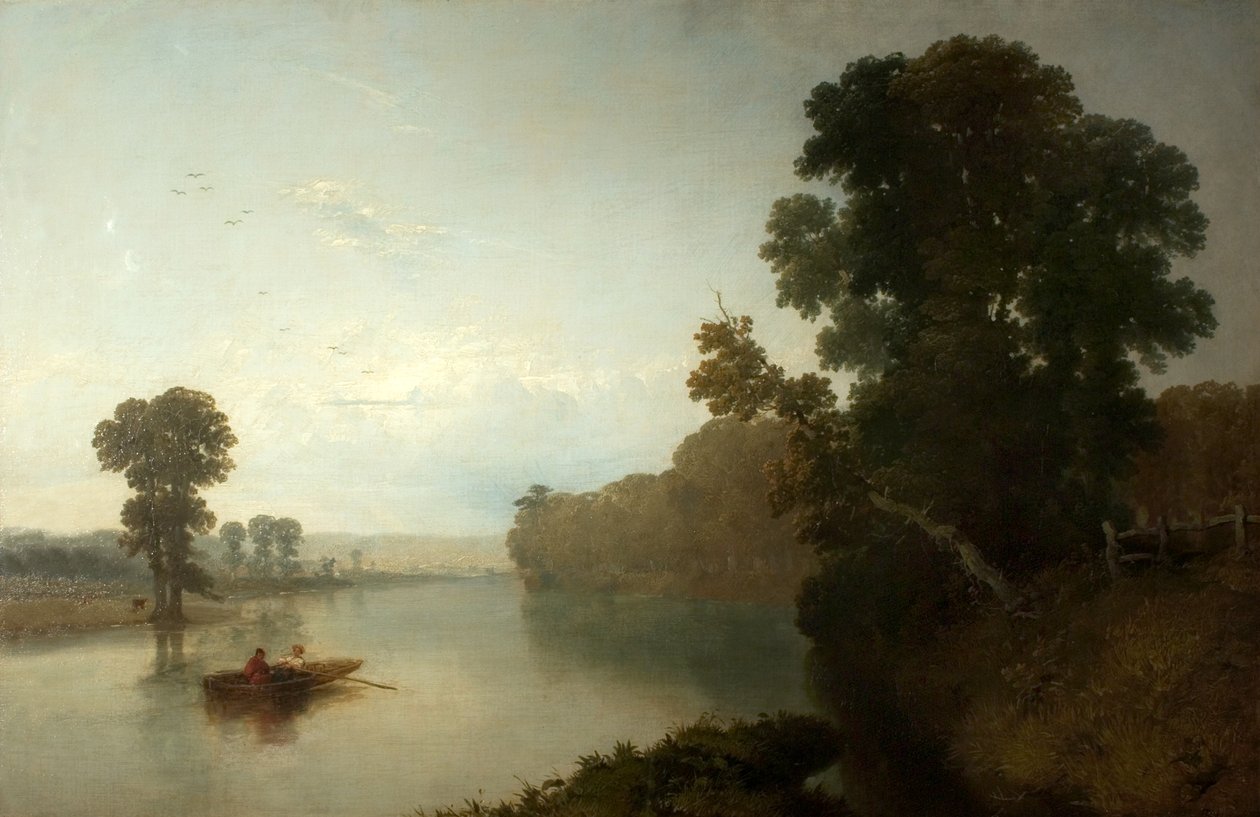 Řeka Trent ve Wilfordu od Henry Dawson