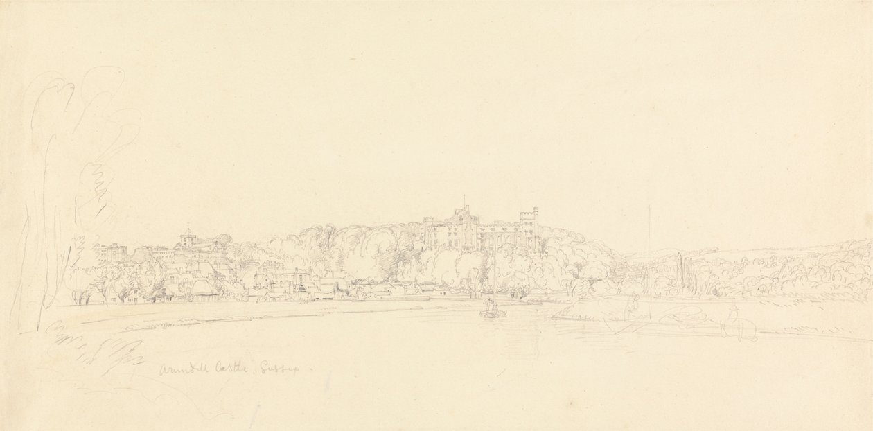 Zámek Arundel, Sussex od Henry Edridge