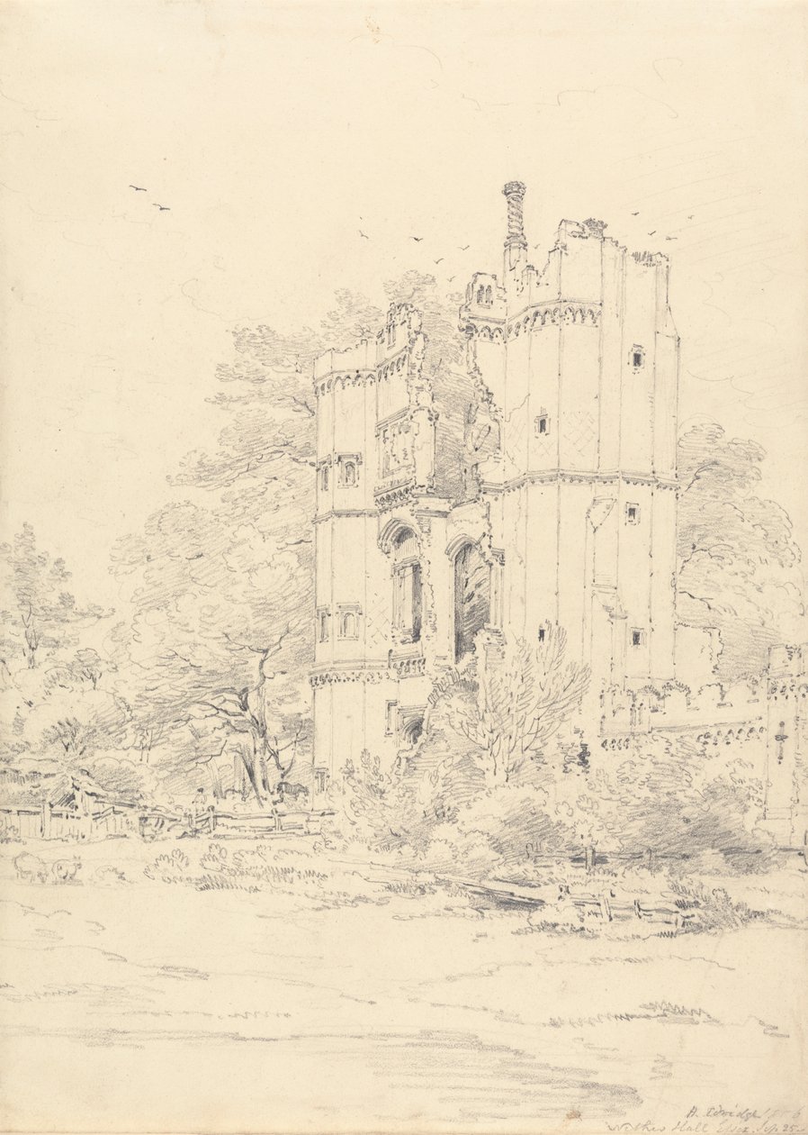 Nether Hall, Essex od Henry Edridge