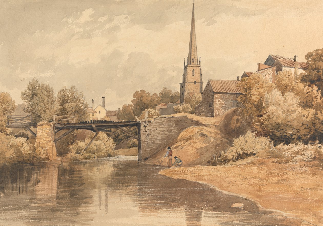 Na Monnow, Monmouth od Henry Edridge