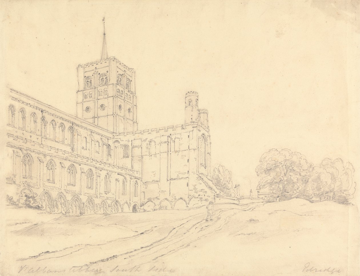 Abbey sv. Albana od Henry Edridge