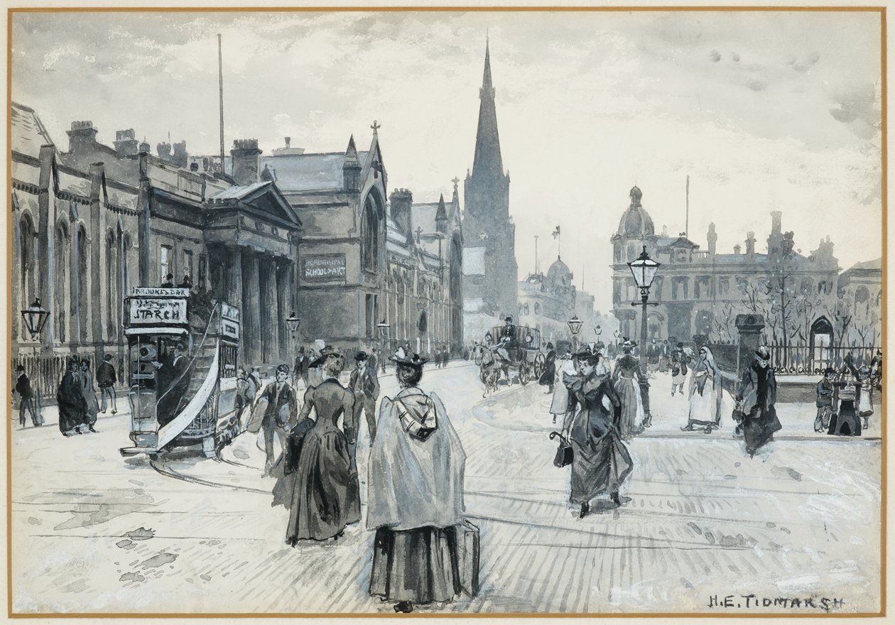 Chorlton Town Hall, School of Art, Cavendish Street Chapel od Henry Edward Tidmarsh