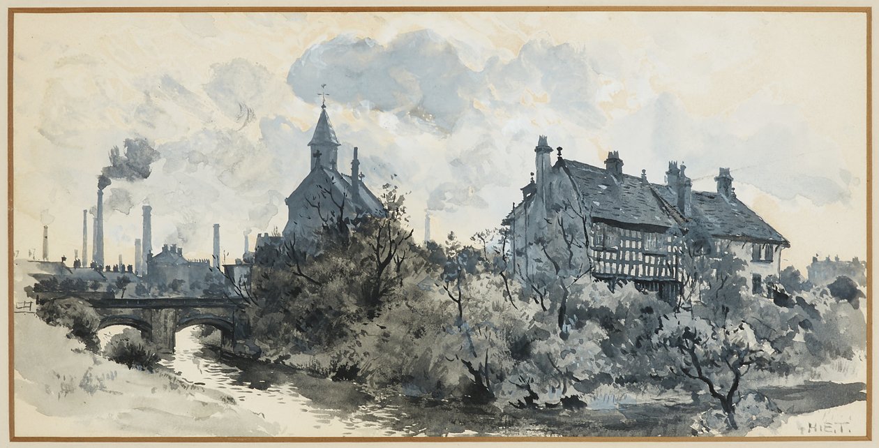 Clayton Old Hall od Henry Edward Tidmarsh