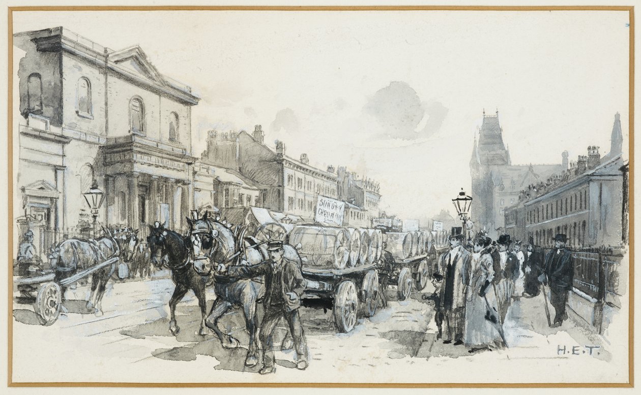 Vappu, Oxford Street od Henry Edward Tidmarsh