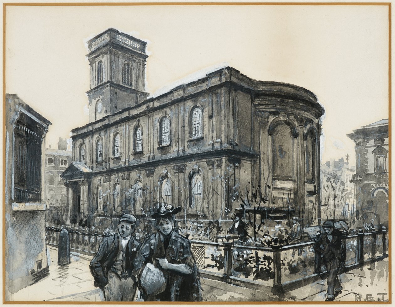 Kostel sv. Anny z Aleje od Henry Edward Tidmarsh