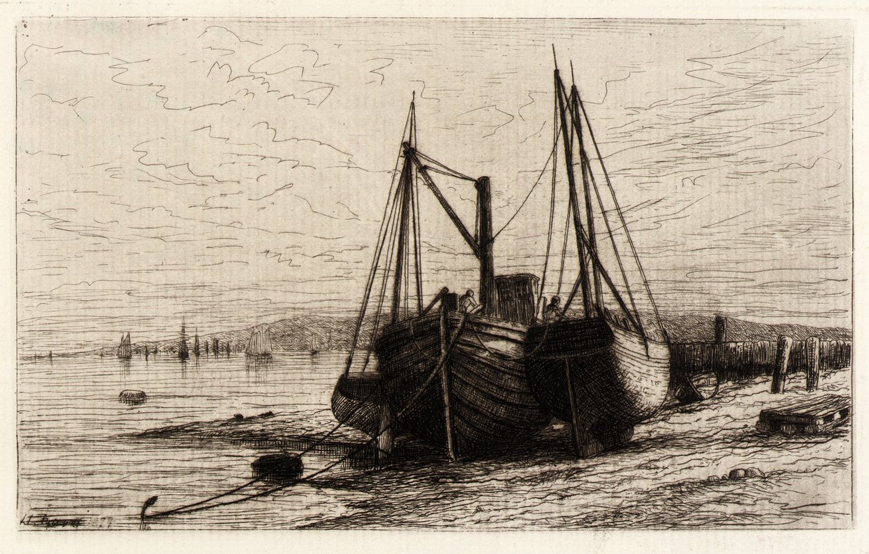V zátoce New York Bay od Henry Farrer