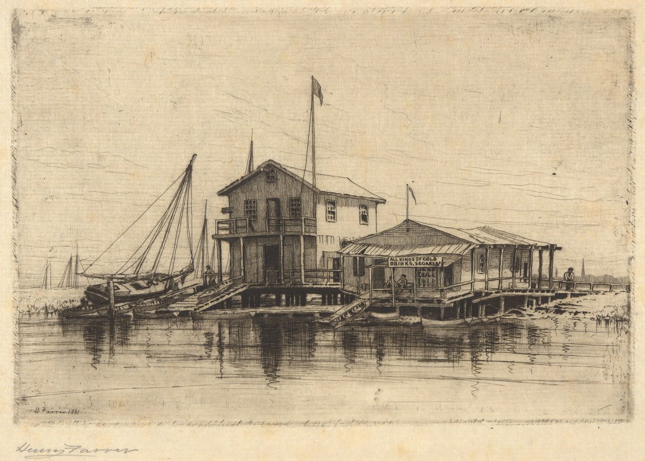 Na Creek, Long Island od Henry Farrer