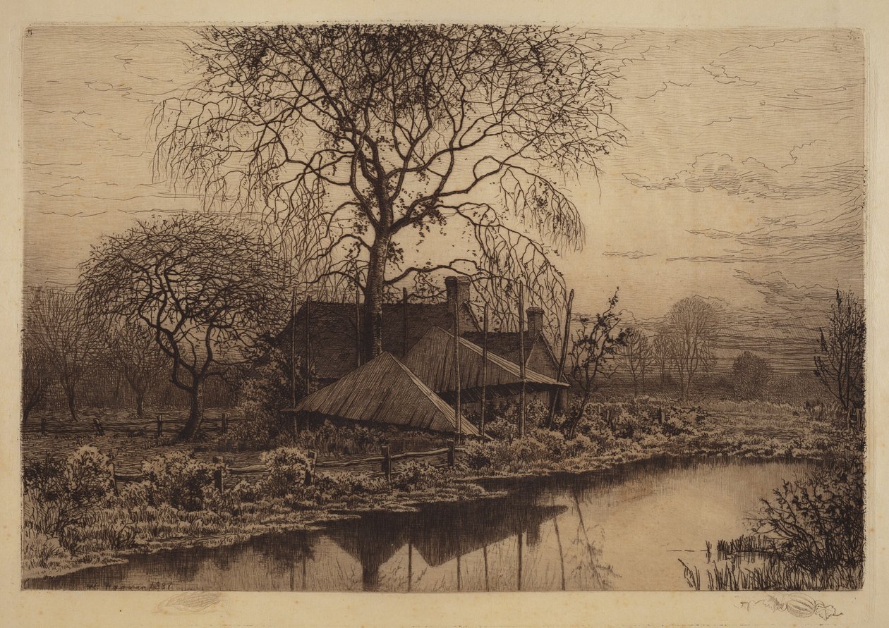 Bez názvu (statek, Long Island) od Henry Farrer