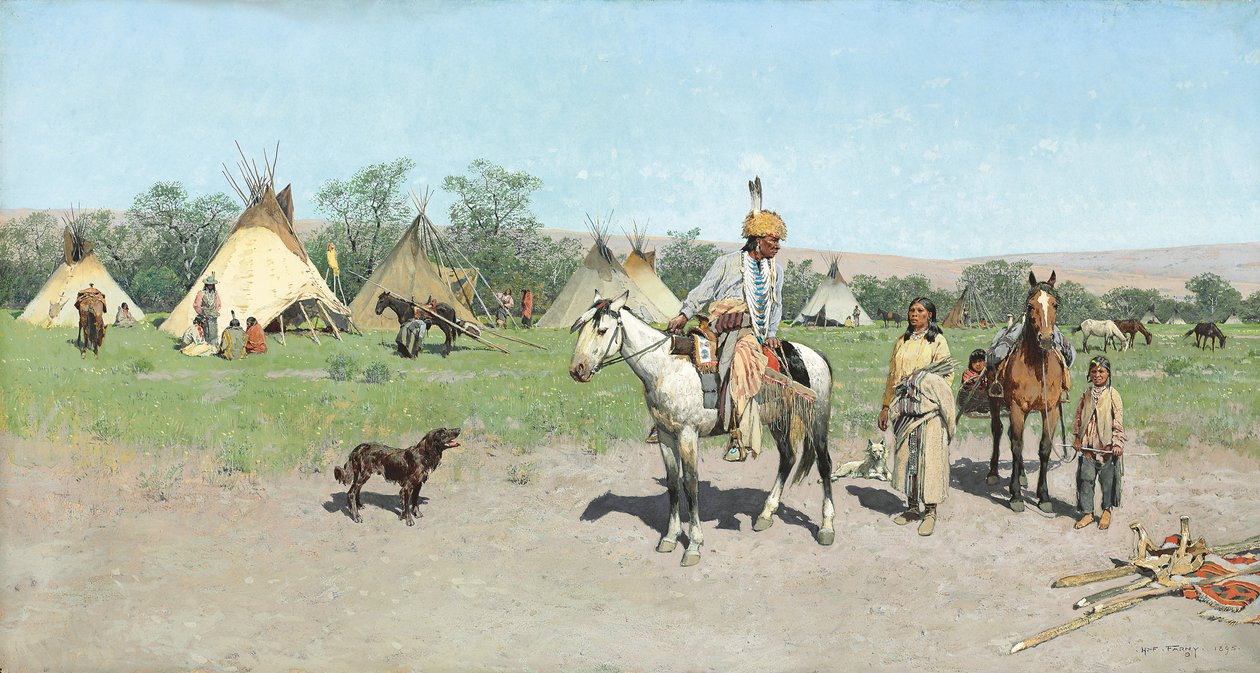 In Pasttures New, 1895 od Henry Francois Farny