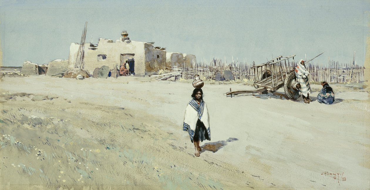 The Water Carriers, 1888 od Henry Francois Farny
