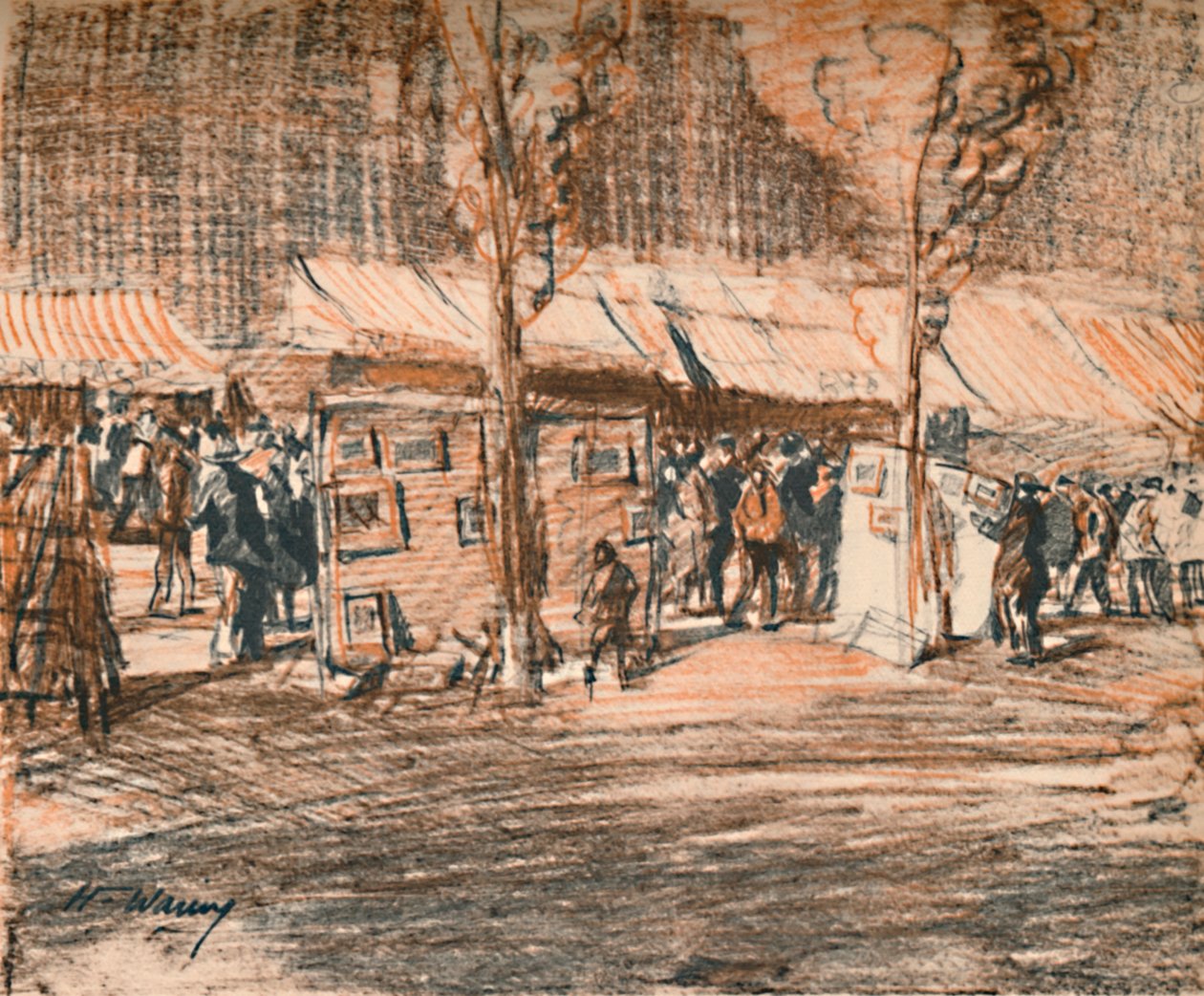 The Daub Fair Obrovský výprodej, c1927, 1927 od Henry Franks Waring