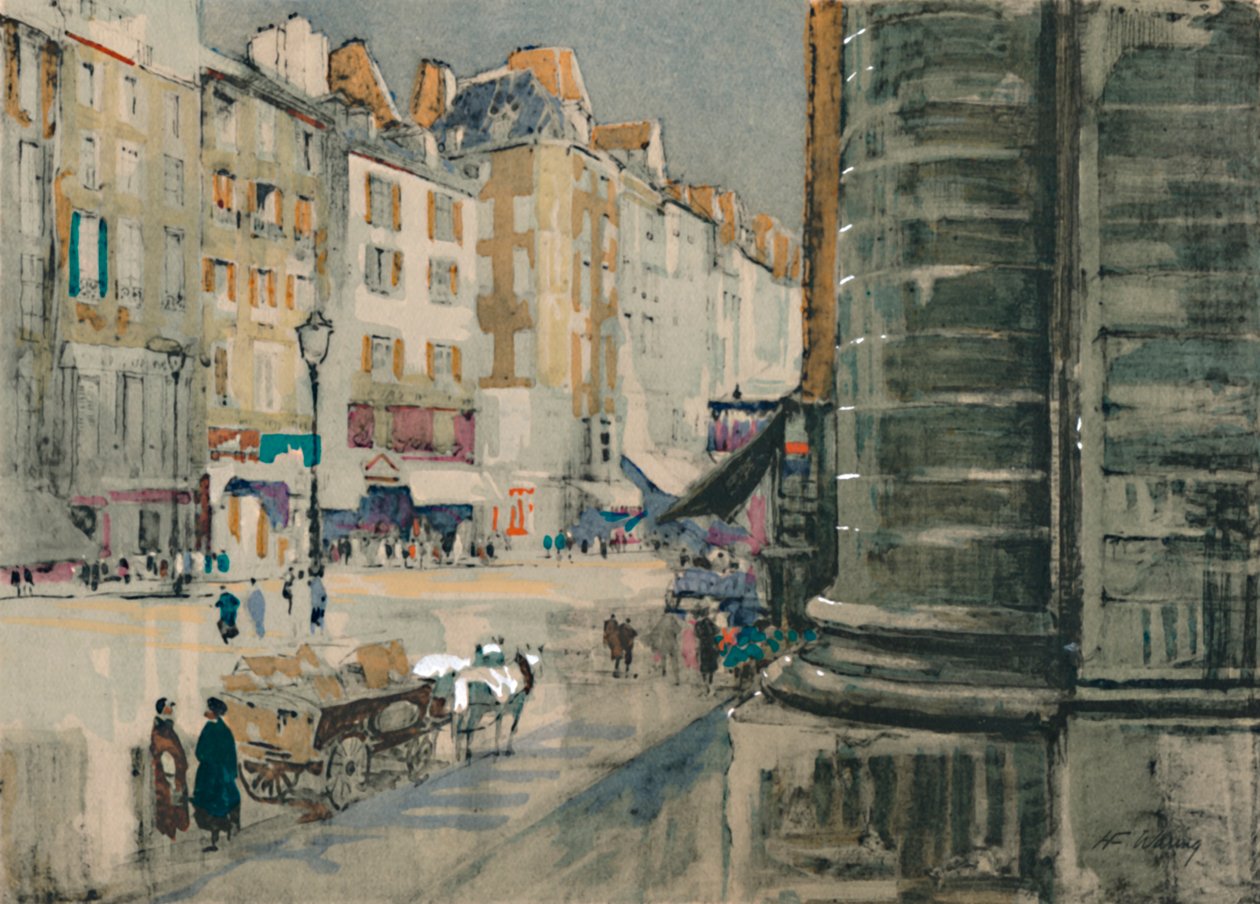 Vlastní ulice Revolucí v Saint-Antoine, c1927, 1927 od Henry Franks Waring