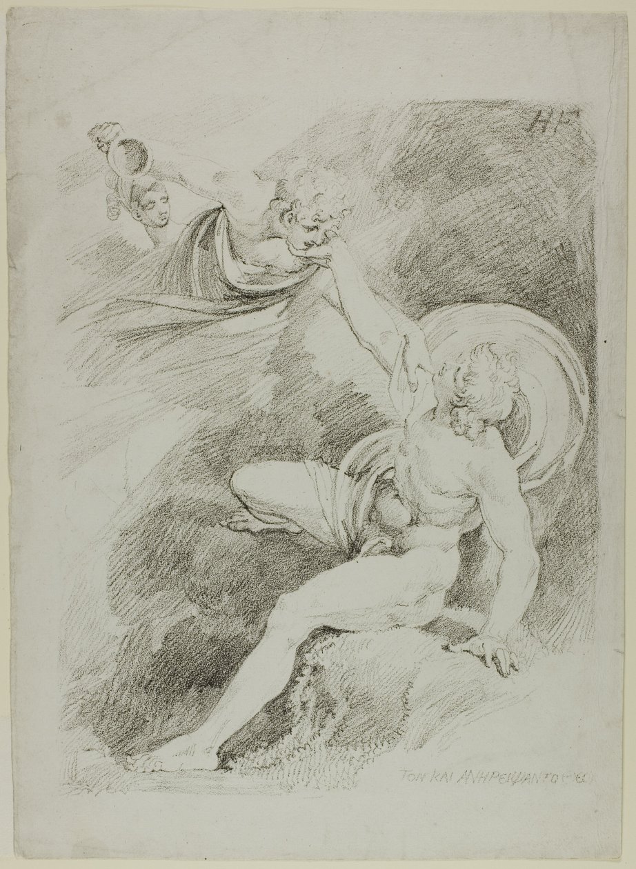 Nebeský Ganymede od Johann Heinrich Füssli
