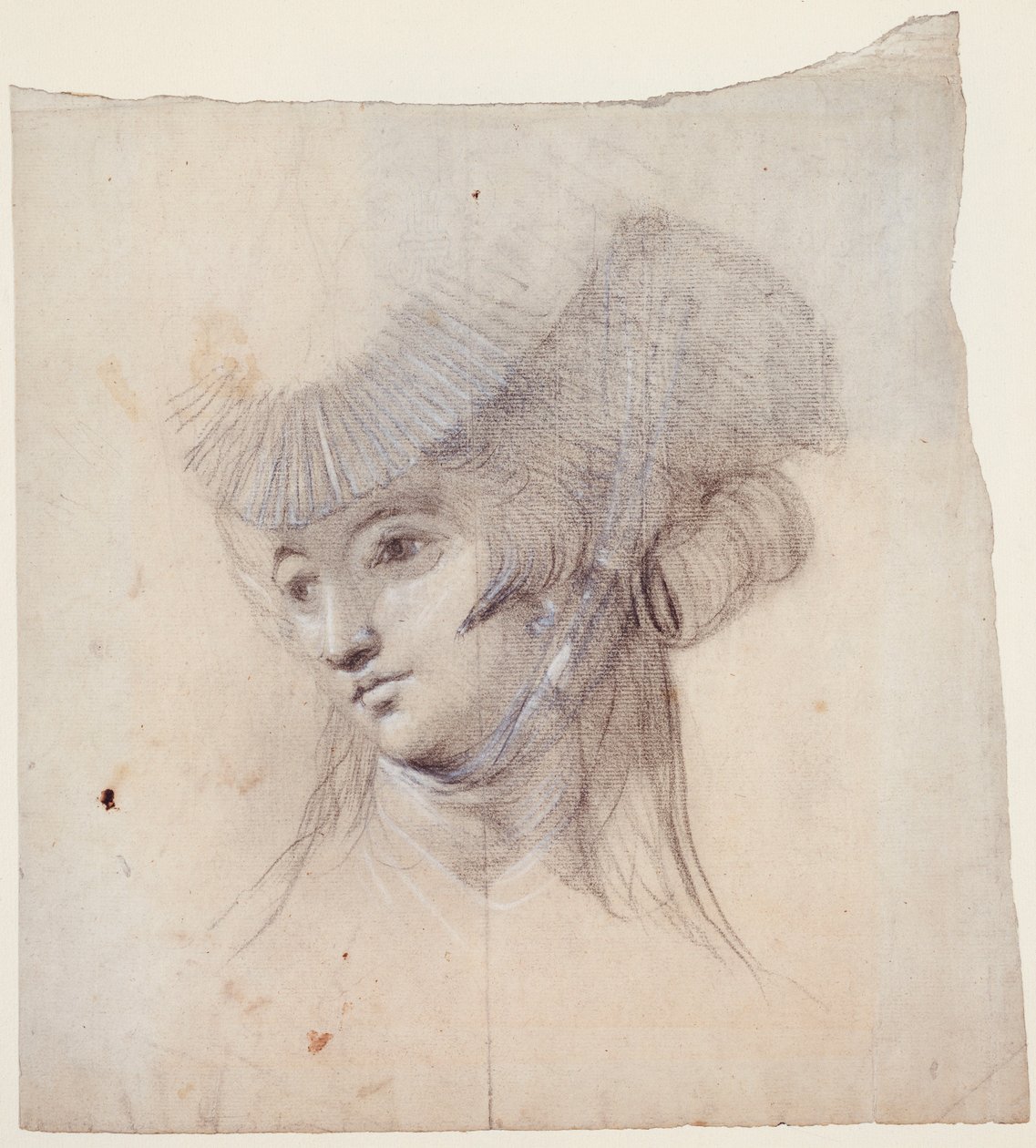 Portrétní studie ženy, pravděpodobně paní Fuseli od Johann Heinrich Füssli