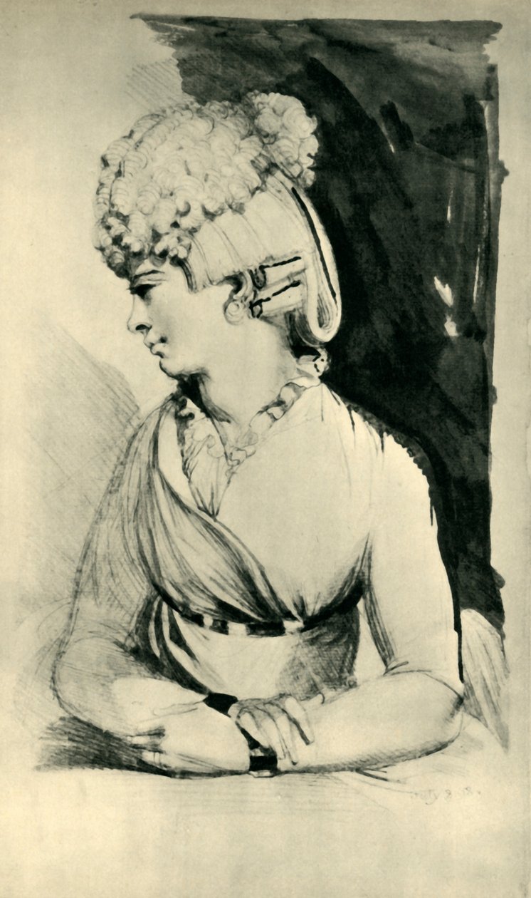 Portrét ženy, konec 18.-začátek 19. století, 1943. od Johann Heinrich Füssli