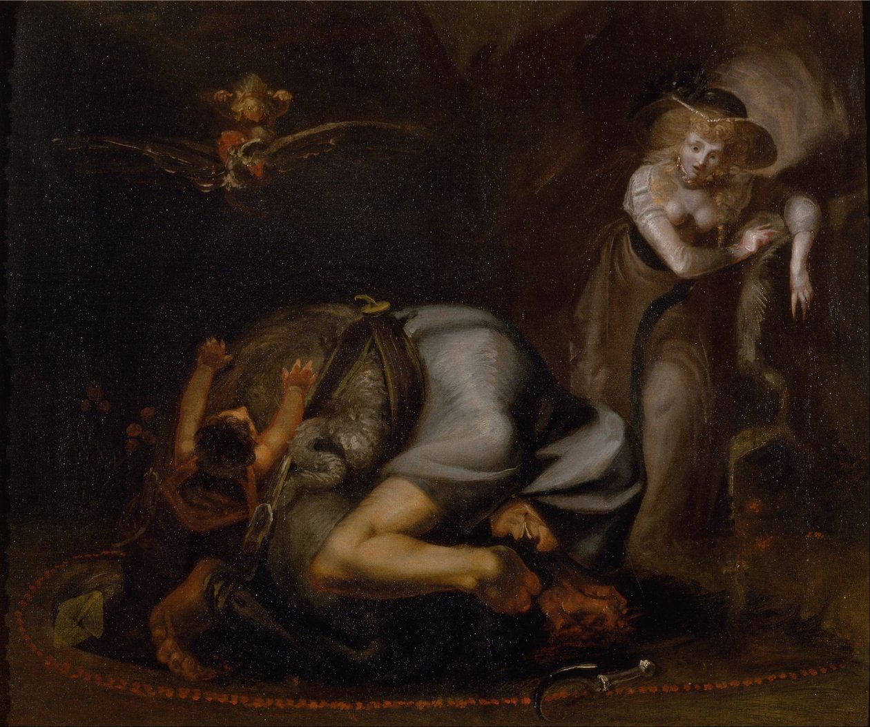 Scene of Witches, from The Masque of Queens od Bena Jonsona od Johann Heinrich Füssli