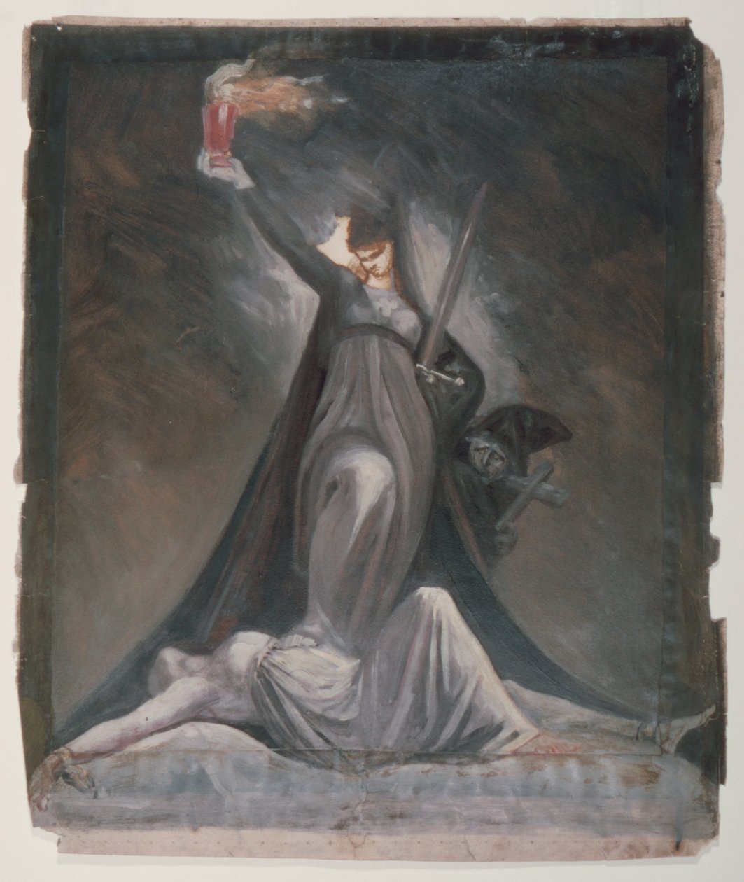 Studie pro inkvizici, ilustrace do Kolumbie od Johann Heinrich Füssli