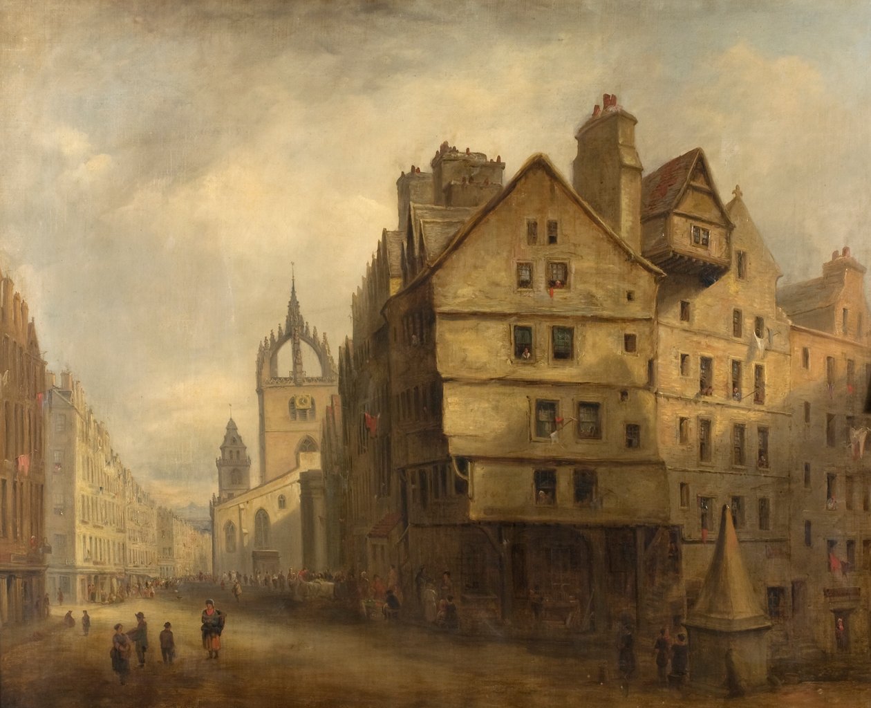 The Old West Bow, Edinburgh od Henry G. Duguid