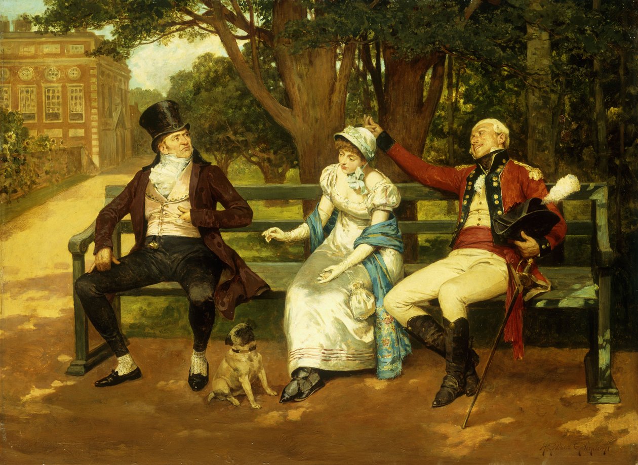 Soutěží o pozornost, od Henry Gillard Glindoni
