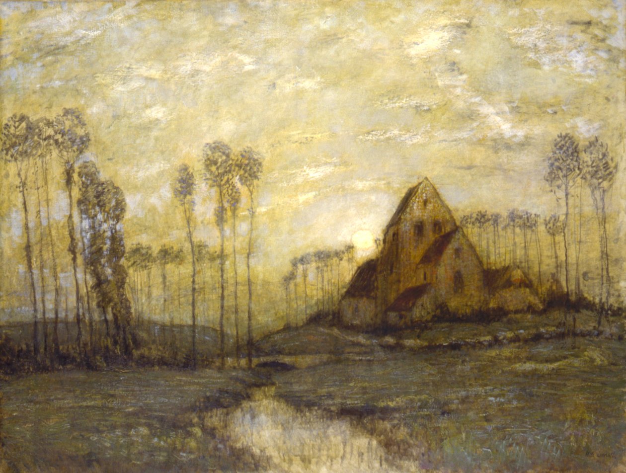 Starý kostel v Montreuil, ca. 1906-1907. od Henry Golden Dearth