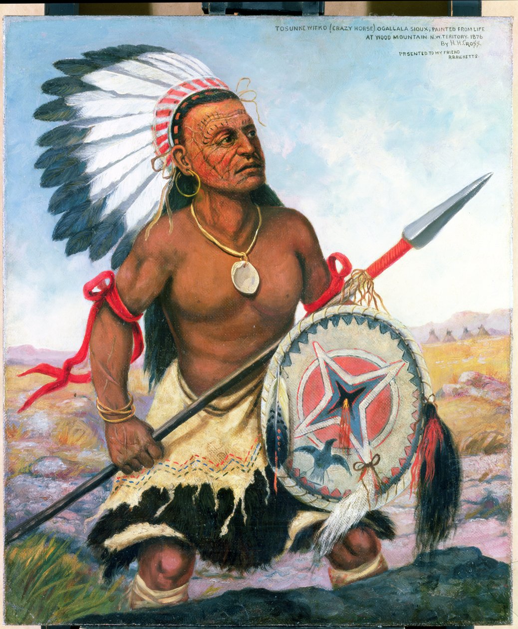 Portrét bláznivého koně, 1876 od Henry H. Cross