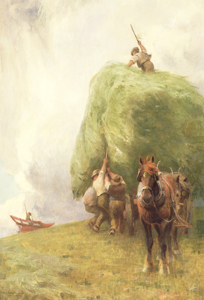 Lanování vozu, 1897 od Henry H. Sands