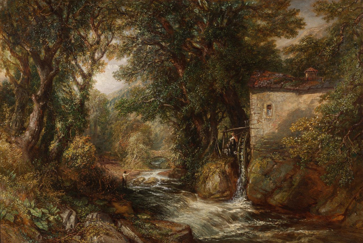 Dent Mill, Yorkshire od Henry Harris Lines