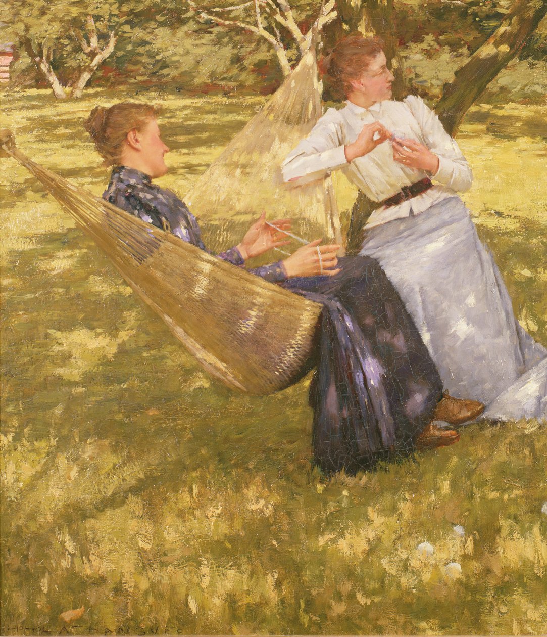 V sadu, 1893 od Henry Herbert La Thangue
