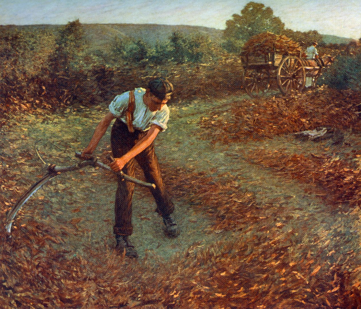 Sečení Bracken, c1903, 1912. od Henry Herbert La Thangue