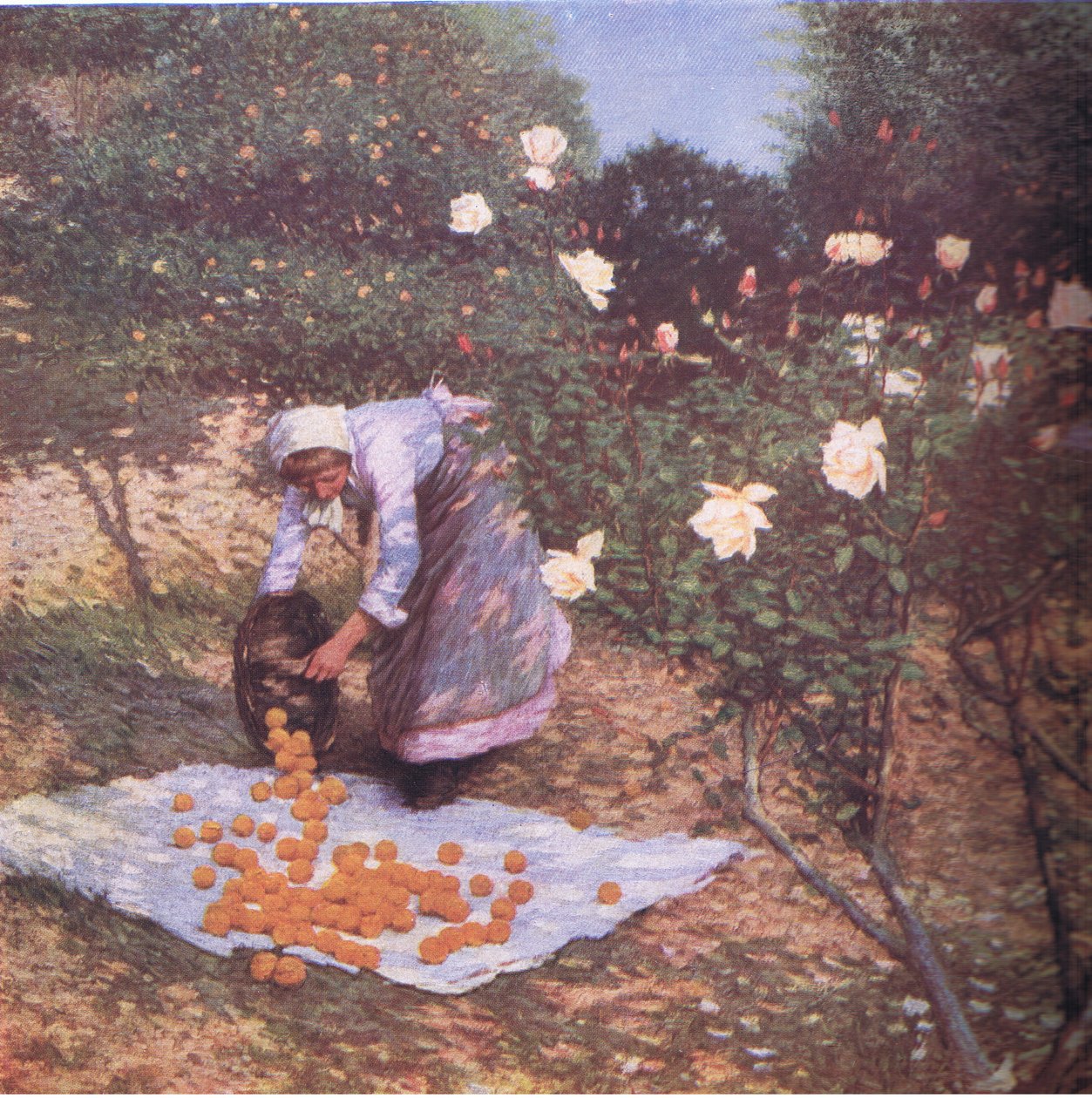 Provensálská zima, Bibbys Annual, 1916-1917 od Henry Herbert after La Thangue