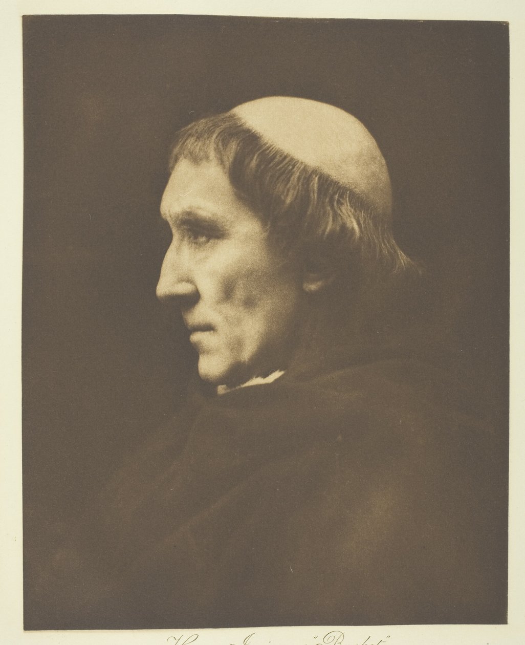 Henry Irving jako "Becket" od Henry Herschel Hay Cameron
