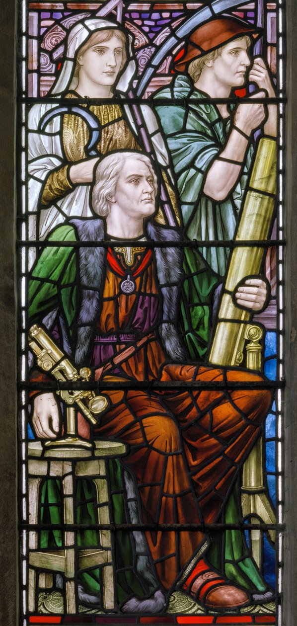 Buckland, St Mary, Lowndes & Drury, Henry Holiday, Věda, 1918 od Henry Holiday
