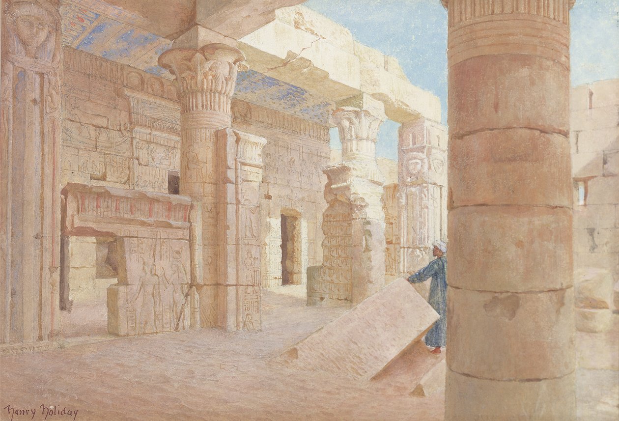 Chrám Philae od Henry Holiday