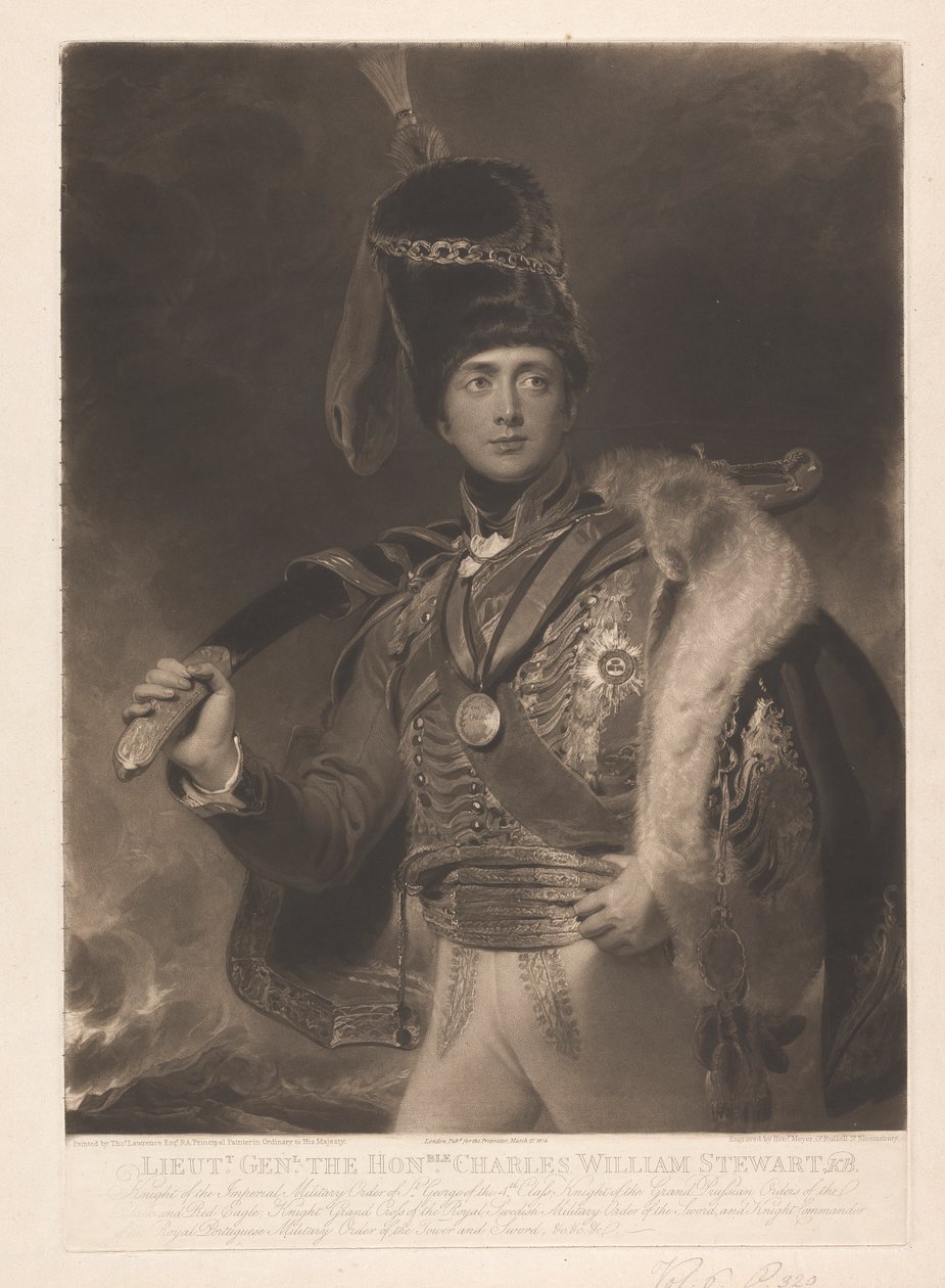 Generálporučík, ctihodný Charles William Stewart, K.B. od Henry Hoppner Meyer