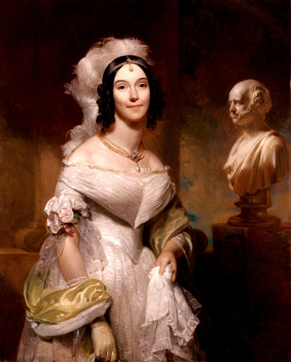 Angelica Singleton Van Buren (paní Abraham Van Buren) od Henry Inman