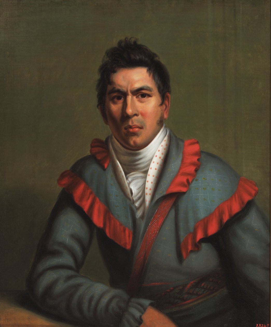 Charles Cornells, Okchai Fixico (Creek) 1831 (olej na plátně) od Henry Inman